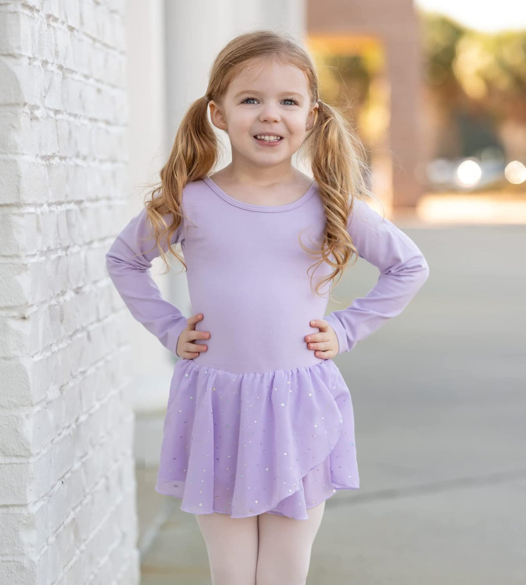 Arshiner Girls Long Sleeve Ballet Leotards Shiny Hollow Back Dance Dre ARSHINER Arshiner Girls Long Sleeve Ballet Leotards Shiny Hollow Back Dance Dre ARSHINER