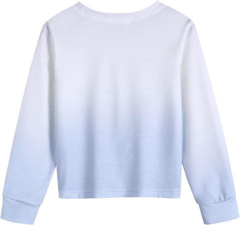 Arshiner Girls Casual Twist Front Lightweight Sweatshirt