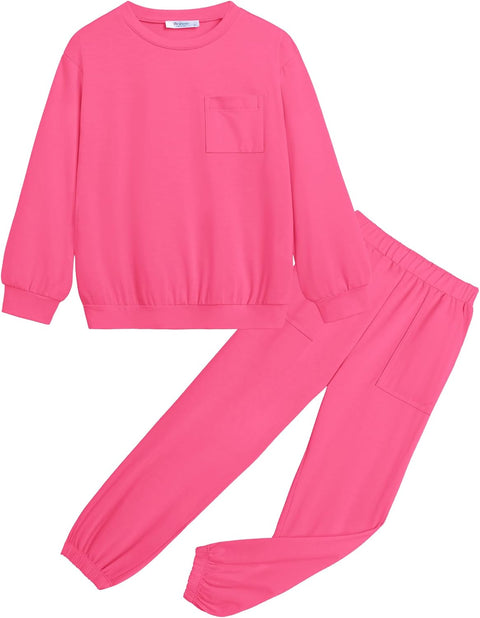 Arshiner Girls 2 Piece Outfits Casual Sets Sweatshirts and Sweatpants