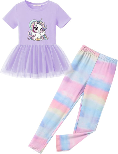 Arshiner Girls 2 Piece Outfits Casual Clothing Sets