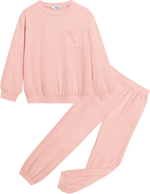 Arshiner Girls 2 Piece Outfits Casual Sets Sweatshirts and Sweatpants