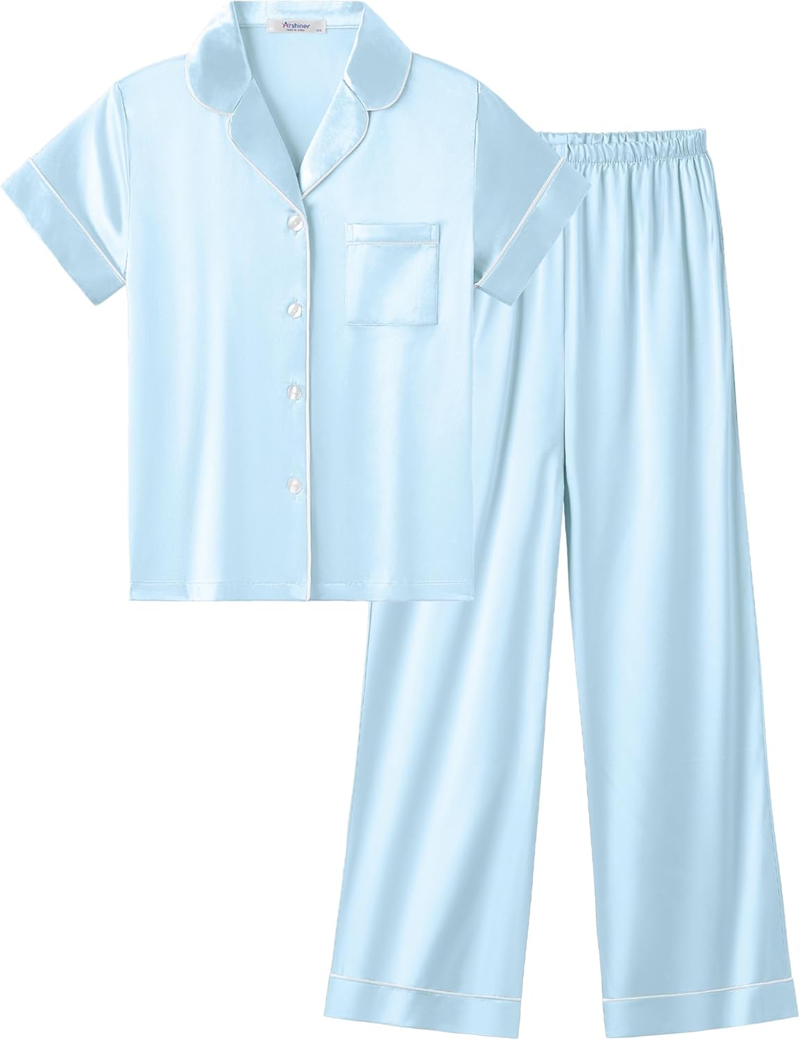 Arshiner Tie Dye Pajamas Set Womens Loungewear Sleepwear 2 Piece PJ Sets
