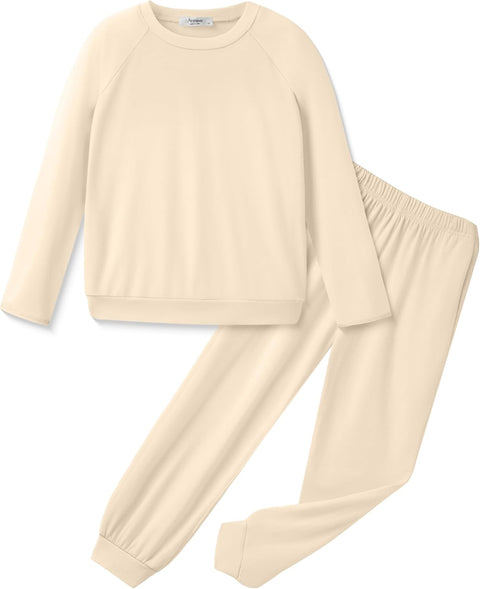 Arshiner Girls 2 Piece Outfits Long Sleeve Sweatshirt Set