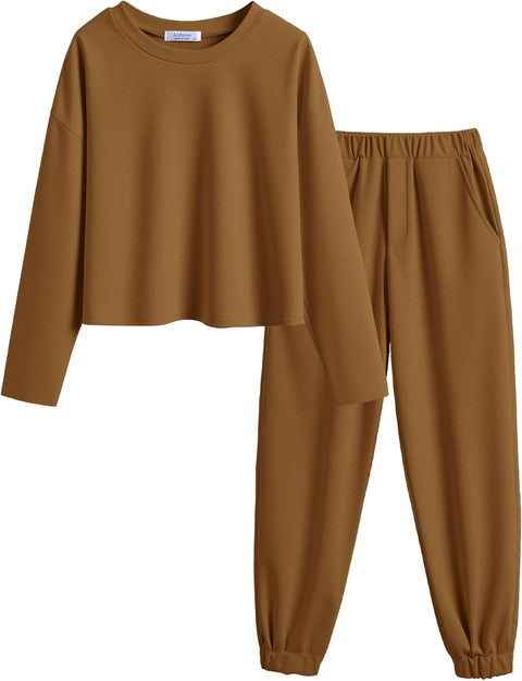 Arshiner Girls 2 Piece Outfits Tie Dye Sweatsuits Set
