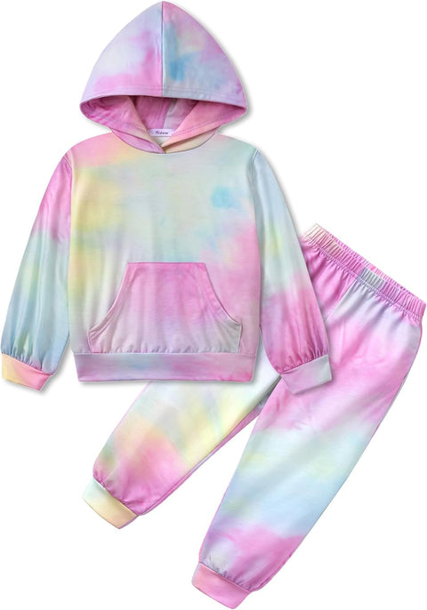 Arshiner Toddler Girl's 2Pcs Outfits Sets Hoodie Pants Set