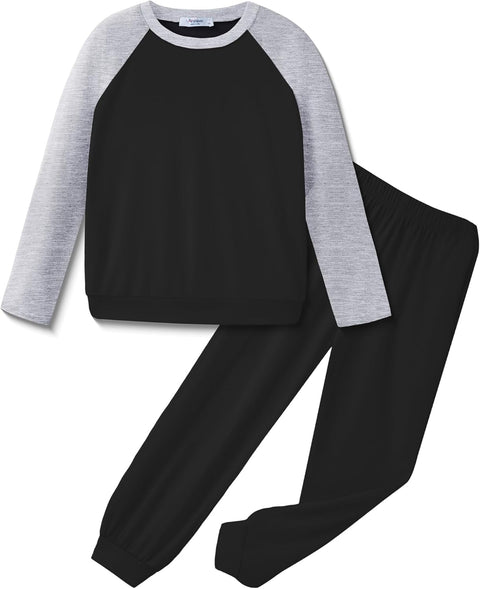 Arshiner Girls 2 Piece Outfits Long Sleeve Sweatshirt Set
