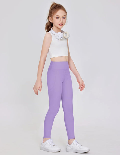 Arshiner Girls Athletic Leggings High Waist Yoga Pants