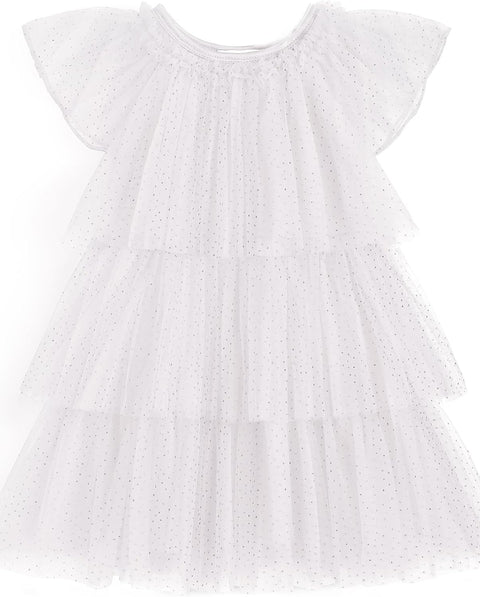 Arshiner Girls Tulle Dress Toddler Layered Tutu Dresses