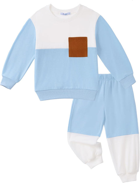 Arshiner Boys Sweatsuit Sweatshirt and Pants Tracksuit Set