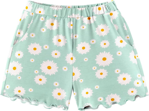 Arshiner Toddler Girls Clothes Ruffle Short Sleeves Crewneck Tops and Shorts with Pockets Cute Summer 2 Pieces Short Sets