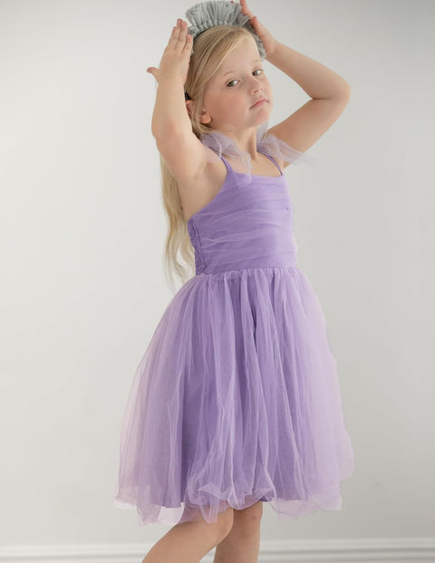 Arshiner Toddler Tutu Dress Girls Sleeveless Party Dresses 2-6Y