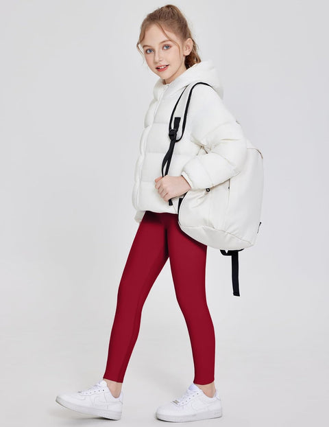 Arshiner Girls Fleece Lined Leggings Resistant Warm Yoga Pants