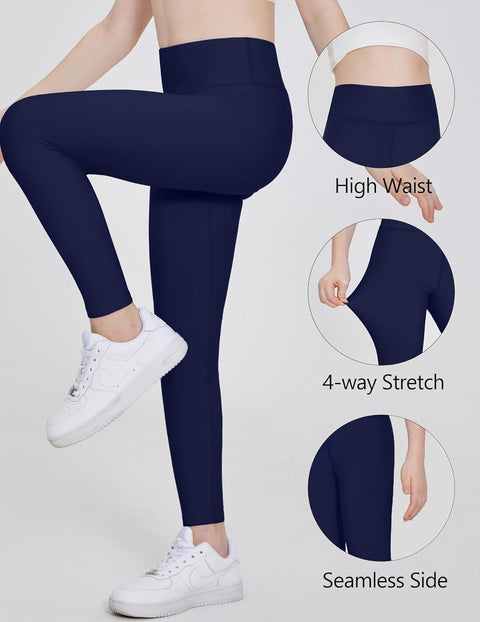 Arshiner Girls Fleece Lined Leggings Resistant Warm Yoga Pants