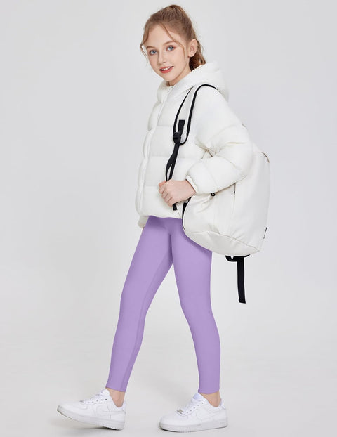 Arshiner Girls Fleece Lined Leggings Resistant Warm Yoga Pants