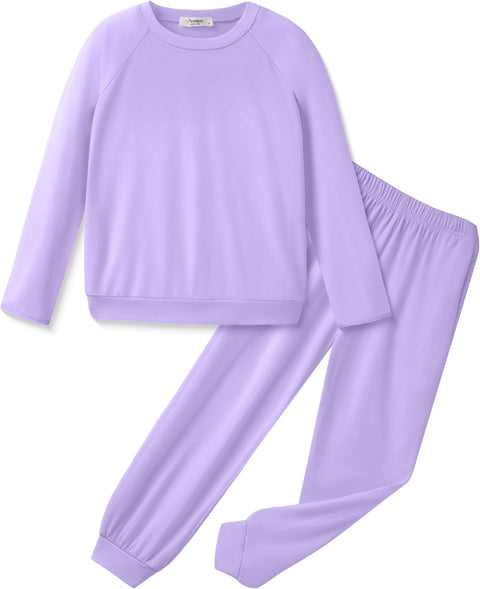 Arshiner Girls 2 Piece Outfits Long Sleeve Sweatshirt Set