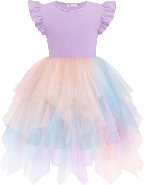 Arshiner Toddler Tutu Dress Girls Irregular Princess Formal Dresses