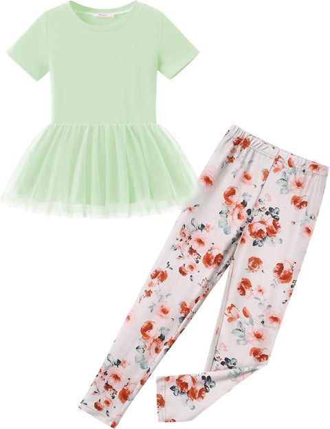 Arshiner Girls 2 Piece Outfits Casual Clothing Sets