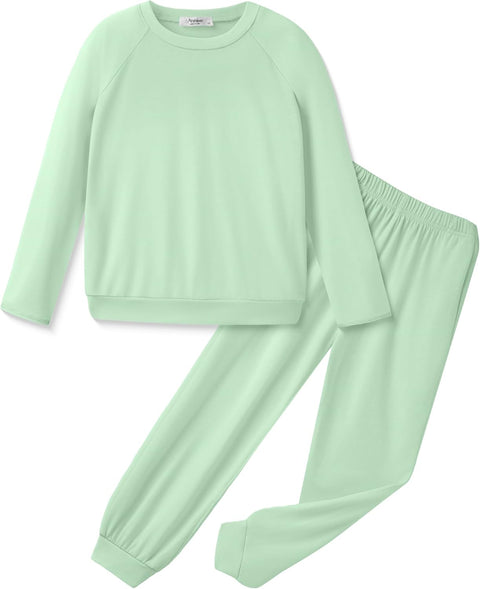 Arshiner Girls 2 Piece Outfits Long Sleeve Sweatshirt Set