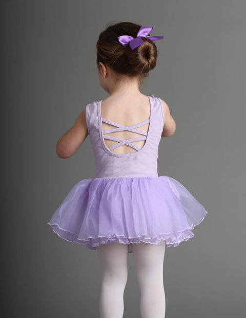 Arshiner Girls Dance Tutu Dress Sparkly Sequin Ballet Cross Back Dresses
