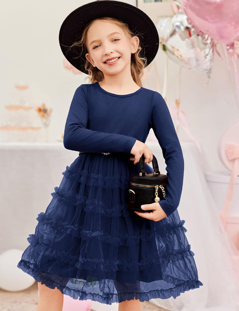 Arshiner Toddler Tutu Dress Girls Ruffle Tiered Party Dresses