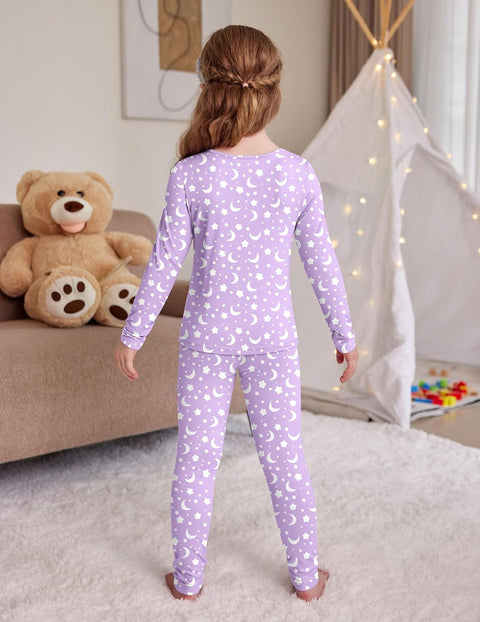 Arshiner Thermal Long Johns Girls Base Layer Top and Bottom Set