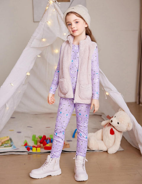 Arshiner Pajamas for Girls Long Sleeve Pants Sets