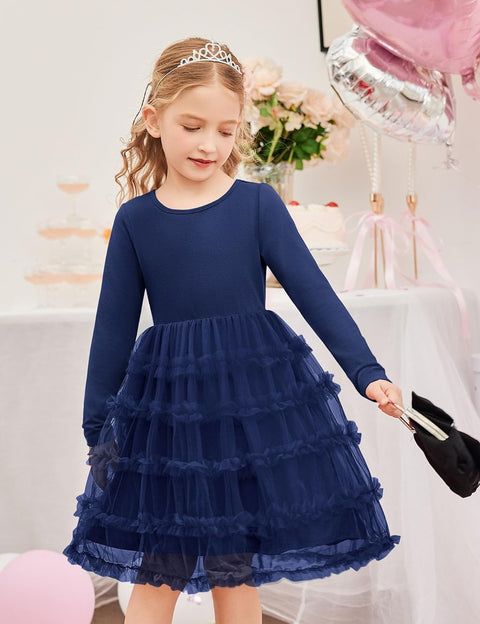 Arshiner Toddler Tutu Dress Girls Ruffle Tiered Party Dresses