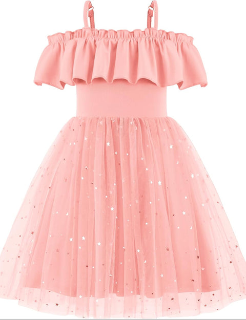 Arshiner Toddler Girl Tulle Dress Girls Sequin Dresses