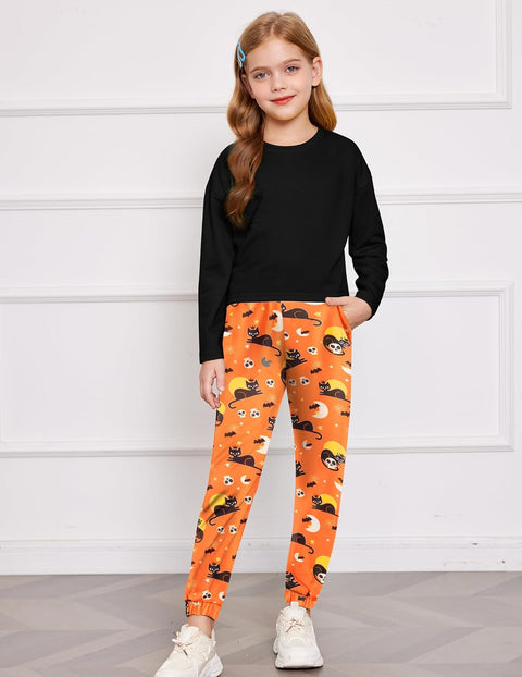 Arshiner Girls 2 Piece Outfits Tie Dye Sweatsuits Set