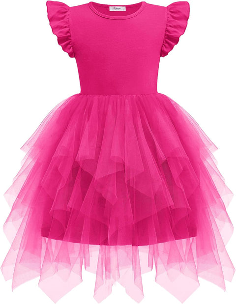 Arshiner Toddler Tutu Dress Girls Irregular Princess Formal Dresses