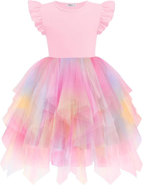 Arshiner Toddler Tutu Dress Girls Irregular Princess Formal Dresses