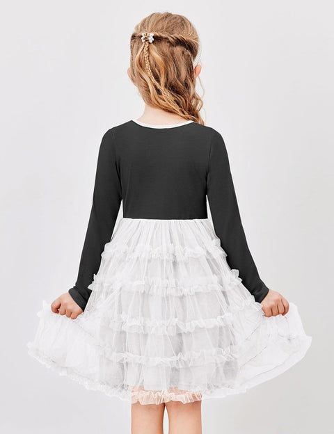 Arshiner Toddler Tutu Dress Girls Ruffle Tiered Party Dresses