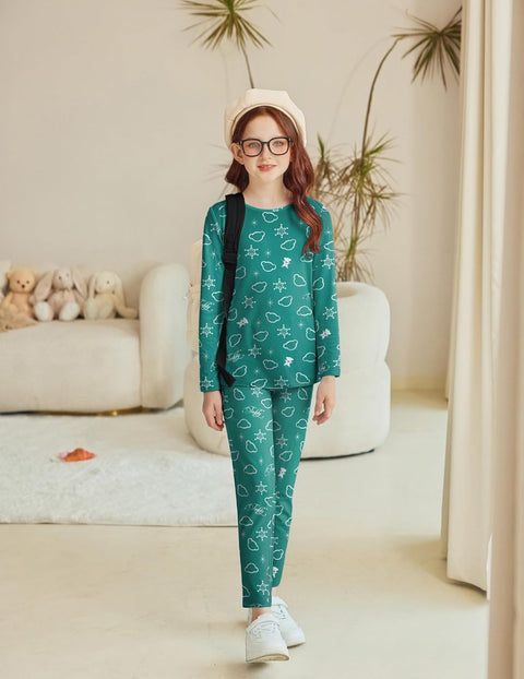 Arshiner Girls 2 Piece Outfits Slim Shirt and Leggings Set