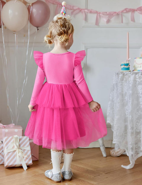 Arshiner Toddler Girls Tutu Dress Princess Tiered Party Dresses