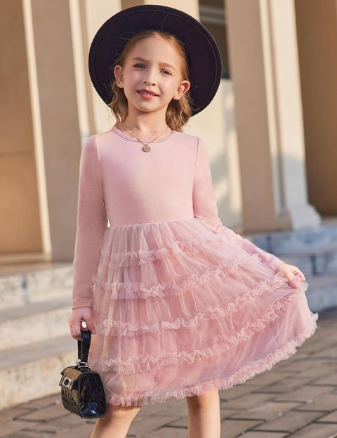 Arshiner Toddler Tutu Dress Girls Ruffle Tiered Party Dresses