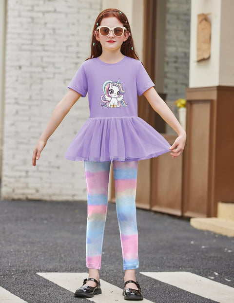 Arshiner Girls 2 Piece Outfits Casual Clothing Sets