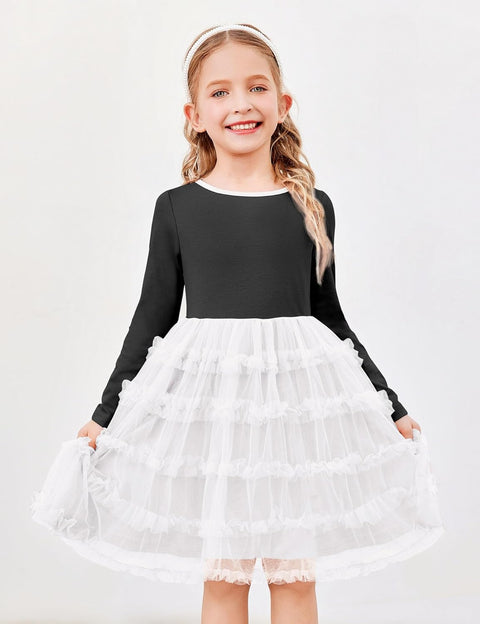 Arshiner Toddler Tutu Dress Girls Ruffle Tiered Party Dresses