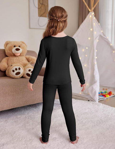 Arshiner Thermal Long Johns Girls Base Layer Top and Bottom Set