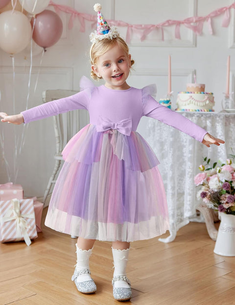 Arshiner Toddler Girls Tutu Dress Princess Tiered Party Dresses
