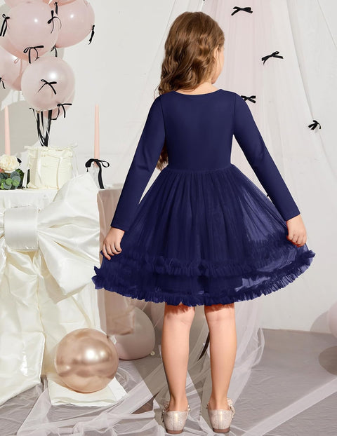 Arshiner Girls Tutu Dresses Toddler Fluffy Tulle Party Dress