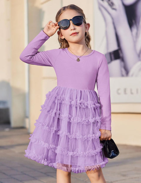 Arshiner Toddler Tutu Dress Girls Ruffle Tiered Party Dresses