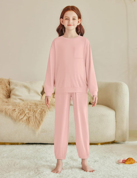 Arshiner Girls 2 Piece Outfits Casual Sets Sweatshirts and Sweatpants