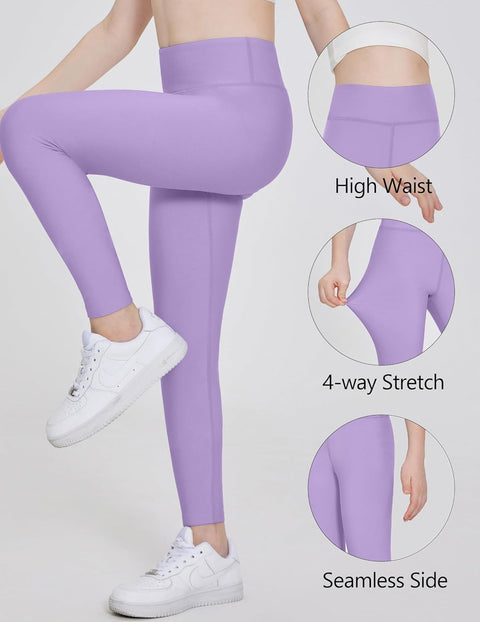 Arshiner Girls Fleece Lined Leggings Resistant Warm Yoga Pants