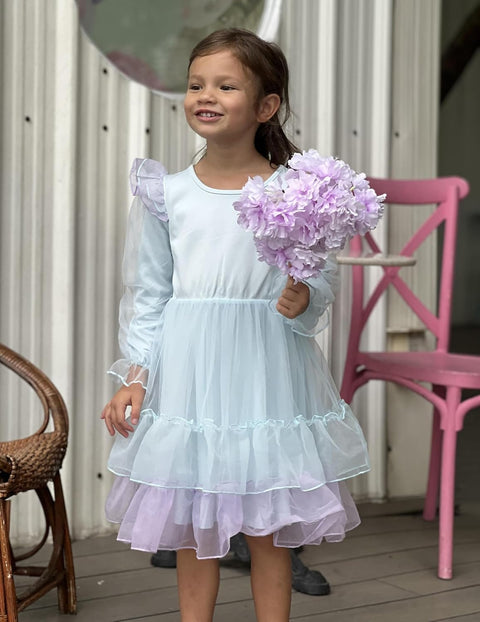 Arshiner Toddler Girls Tiered Tutu Dress Fall Formal Dresses