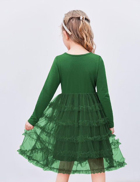 Arshiner Toddler Tutu Dress Girls Ruffle Tiered Party Dresses