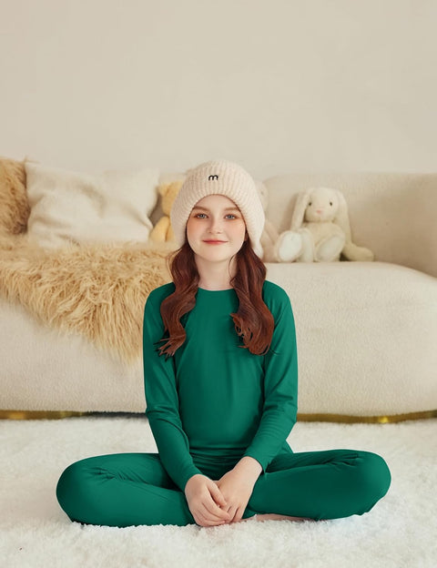 Arshiner Girls 2 Piece Outfits Long Sleeve Shirt and Leggings Set
