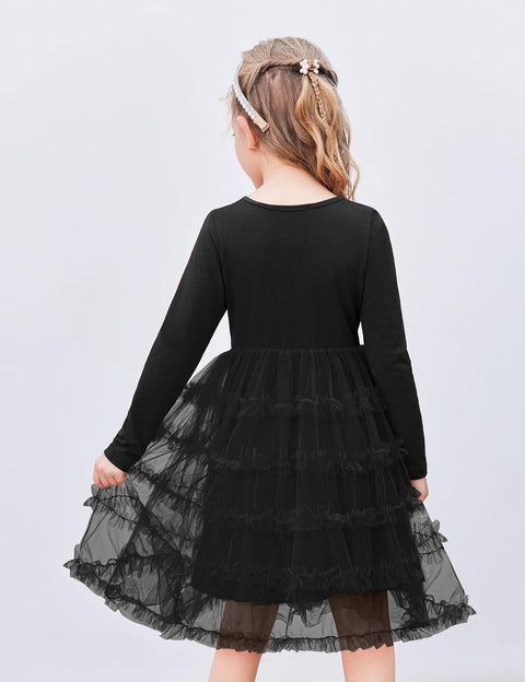 Arshiner Toddler Tutu Dress Girls Ruffle Tiered Party Dresses