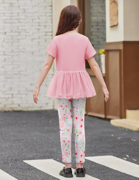 Arshiner Girls 2 Piece Outfits Casual Clothing Sets