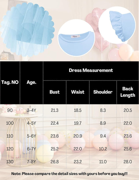 Arshiner Toddler Tutu Dress Girls Irregular Princess Formal Dresses