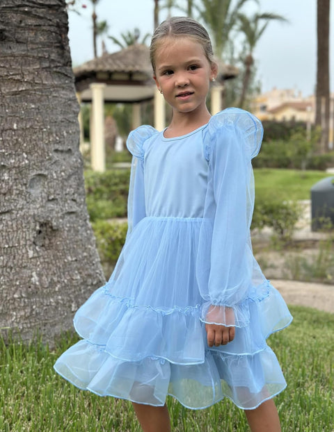 Arshiner Toddler Girls Tiered Tutu Dress Fall Formal Dresses